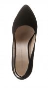 Designer-Veloursleder-Pumps schwarz