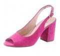 Designer-Veloursleder-Sandalette Aniza pink