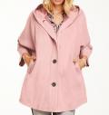 Designer-Velourslederimitat-Oversized-Jacke altrose