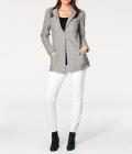 Designer-Walkwollblazer grau-melange