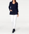 Designer-Walkwollblazer marine