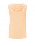 Designer-Wasserfall-Shirttop apricot