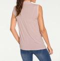 Designer-Wasserfallshirt rosé