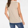 Designer-Wasserfallshirt sand