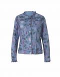 Designer-Wende-Jeansjacke blau