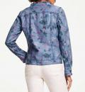 Designer-Wende-Jeansjacke blau