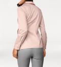 Designer-Wickelbluse rosé