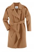 Designer-Wollmantel camel Gr, 40