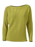 Designer-Wollpullover kiwi