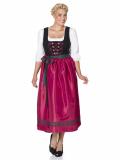 Dirndl schwarz-rot