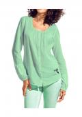 Druck-Bluse mint