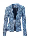 Druckblazer blau