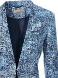 Druckblazer blau