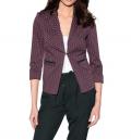 Druckblazer bordeaux