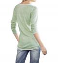 Druckpullover mit Strass mint