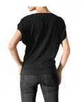 Druckshirt schwarz-gelb