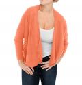 Feinstrickjacke apricot