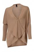 Feinstrickjacke beige