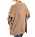 Feinstrickjacke beige