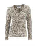 Flausch-Pullover beige