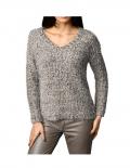 Flausch-Pullover beige