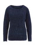 Flausch-Pullover marine