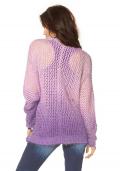 Flausch-Strickjacke fuchsia