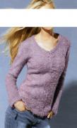 Flauschpullover lavendel