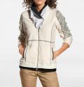 Fleece-Strickjacke ecru