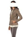 Fleecejacke taupe