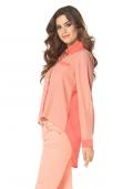 Georgette-Bluse hummer