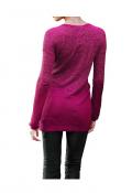 Glitzer-Pullover pink-silber