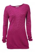 Glitzer-Pullover pink-silber Größe 44