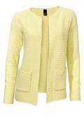 Grobstrickjacke gelb