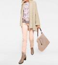 Grobstrickjacke sand