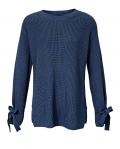 Grobstrickpullover marine