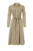 Hemdblusenkleid beige