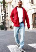 Herren-Jacke rot