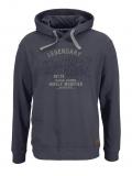 Herren-Kapuzensweatshirt graublau