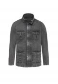 Herren-Sweatjacke anthrazit