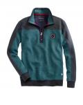 Herren-Sweatshirt blau-grün