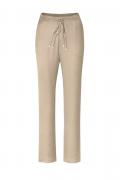 Hose mit Leinen beige