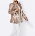 Jacke puder-metallic