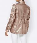 Jacke puder-metallic