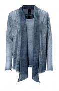 Jacke und Top blau-used