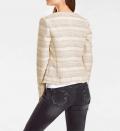 Jacquardblazer creme-nude-grau