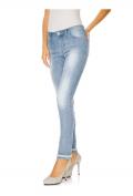 Jeans mit Perlen blau used