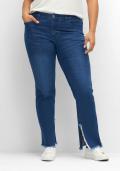 Jeans mit geschlitztem Innensaum blue Denim