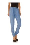 Jeanslook-Pumphose blau