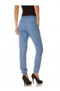 Jeanslook-Pumphose blau